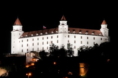 Castle of Bratislava,the capital of Slovakia clipart