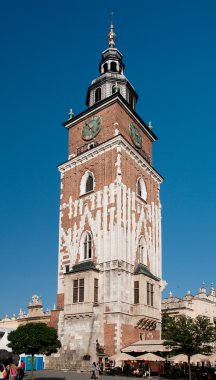 Krakow, Polonya, town hall tower