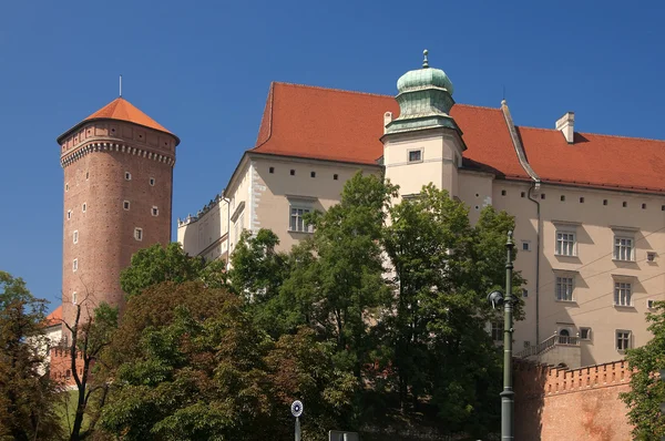 크 라 코 프, 폴란드, Wawel 성곽 — 스톡 사진