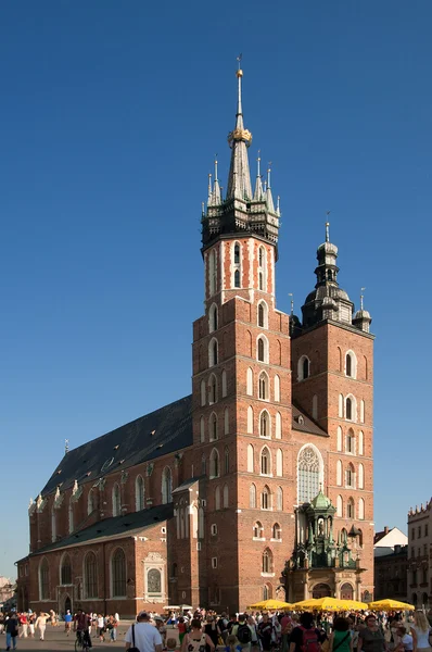 크 라 코 프, 폴란드, Mariacki 교회 — 스톡 사진