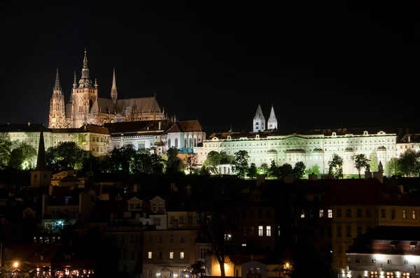 stock image A night view of Prague