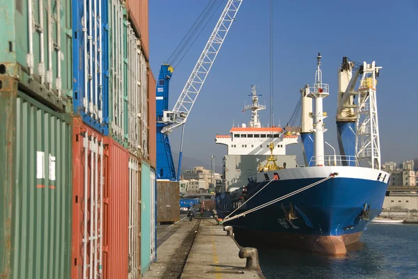 Kontejnery port — Stock fotografie