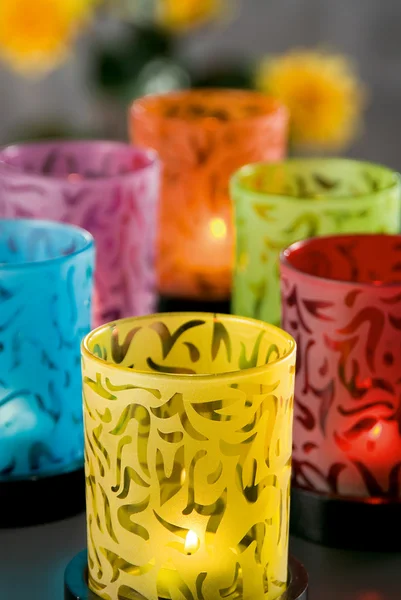 Candle home — Stock Photo, Image