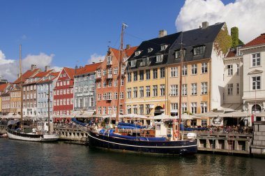 Nyhavn yeni armut Kopenhag Danimarka