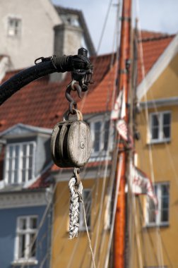 Nyhavn yeni armut Kopenhag Danimarka