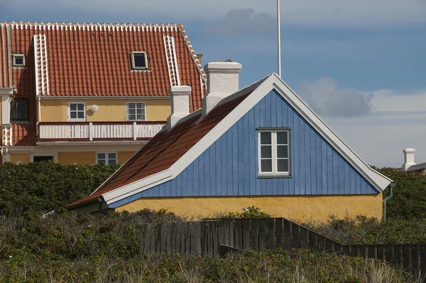 Denmark colored houses — Stock Photo, Image