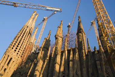 The Sagrada Familia,the basilica of Gaudì