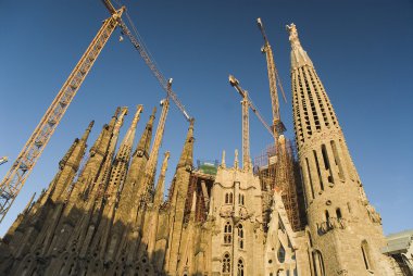 The Sagrada Familia,the basilica of Gaudì