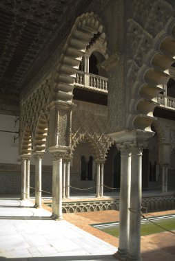 alcazar, Arap mimarisi, sevilla, İspanya