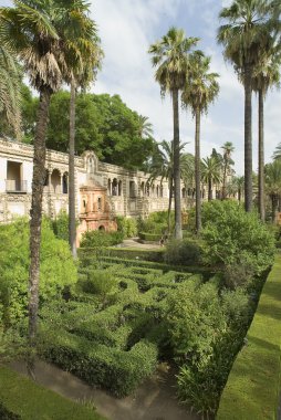 alcazar, Arap mimarisi, sevilla, İspanya