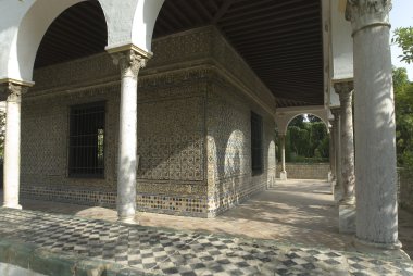 alcazar, Arap mimarisi, sevilla, İspanya