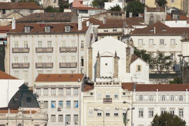 Görünüm eski bir kasaba Coimbra, Portekiz