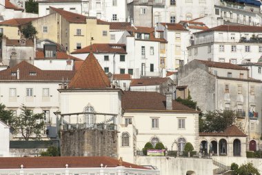 Görünüm eski bir kasaba Coimbra, Portekiz