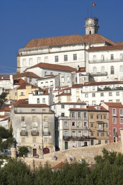 Görünüm eski bir kasaba Coimbra, Portekiz