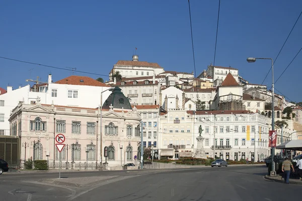 葡萄牙科英布拉老镇的视图 — 图库照片