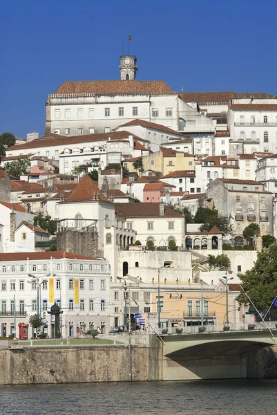 Portugal, view of the old town of Coimbra — стоковое фото