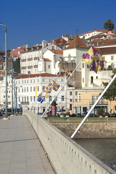 Görünüm eski bir kasaba Coimbra, Portekiz — Stok fotoğraf