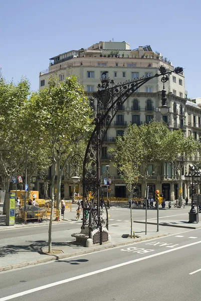 View of Barcelona, Catalonia, Espana — стоковое фото