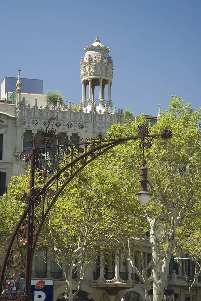 Barcelona, Katalonya, İspanya'ya bakış — Stockfoto