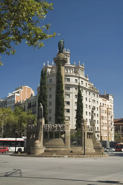 Barcelona, Katalonya, İspanya'ya bakış — Stok fotoğraf