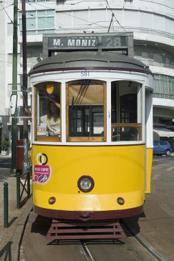 lisboa, Portekiz, Avrupa'da tipik tramvay hattı