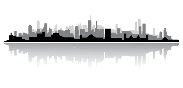 Silhouette de la ville02 — Image vectorielle