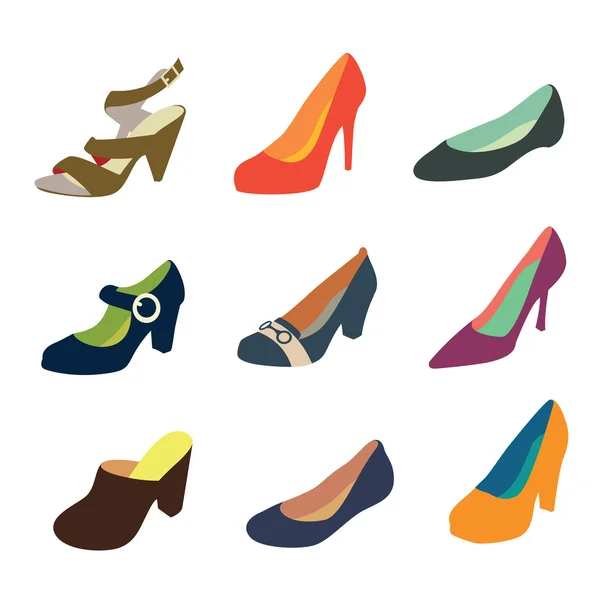 Women shoes collection part 2 — Stock Photo, Image