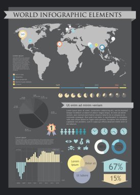 Information graphics clipart