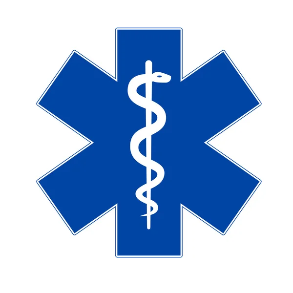 Símbolo da medicina de emergência —  Vetores de Stock