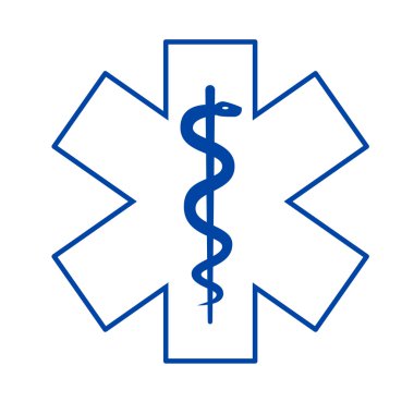 Medical symbol asclepius clipart