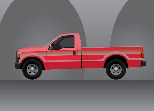 Pick-up truck illustration — Stockfoto