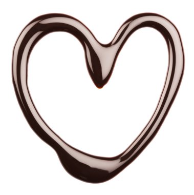 Chocolate heart clipart