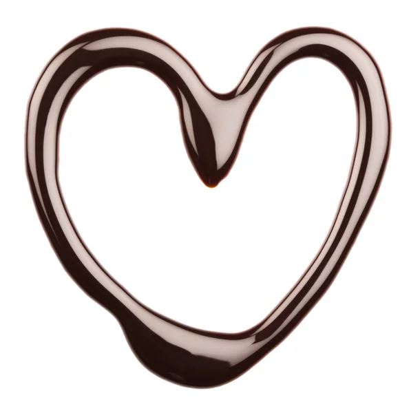 Corazón de chocolate — Foto de Stock