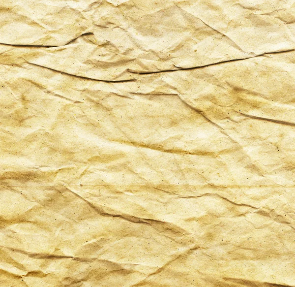 Crumpled old paper texture — Stock Photo, Image