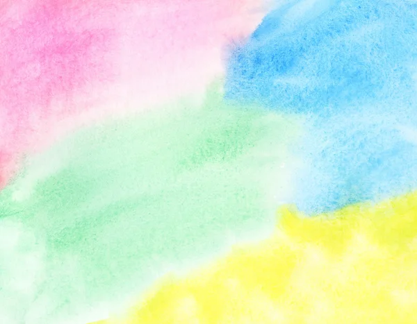 Абстрактний барвистий акварельний ручний пофарбований фон — стокове фото
