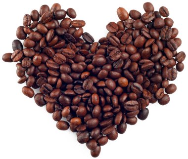 Caffee beans heart