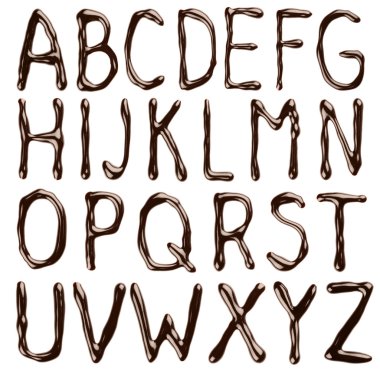 çikolata alfabesi