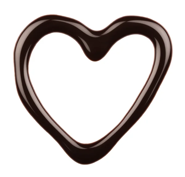 チョコレート ハート — ストック写真