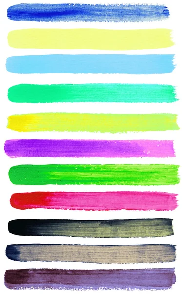 Watercolor strokes — Stock Photo, Image
