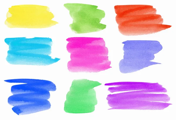 Watercolor baners — Stock Photo, Image