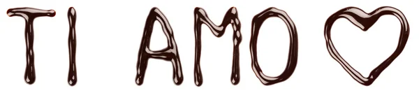 Amo chocolate —  Fotos de Stock