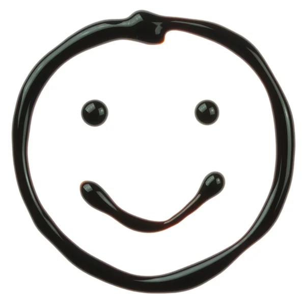 Chocolate smiling face — Stock Photo, Image