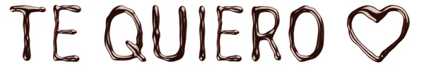 Çikolata te quiero — Stok fotoğraf