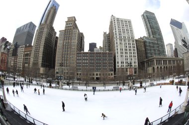 Chicago Outdoor Ice Rink clipart