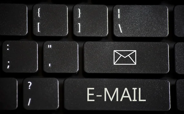 E-mailová koncepce klávesnice — Stock fotografie