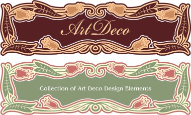 Art Deco Frame clipart