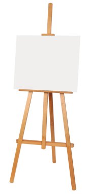 Easel Isolated. Cutout. clipart