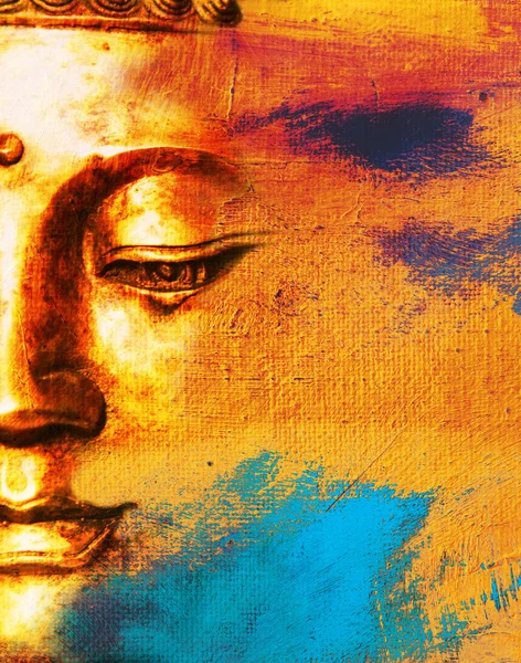 Abstrakte buddhistische Collage Hintergrund - Traum — Stockfoto