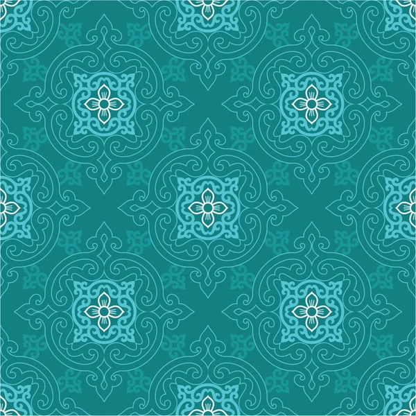 Naadloze Oosterse patroon vector - achtergrond, wallpaper, textuur, tegel — Stockvector
