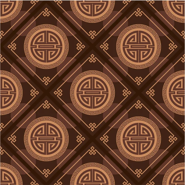 Modèle oriental sans couture vectoriel - Arrière-plan, Fond d'écran, Texture, Carrelage — Image vectorielle